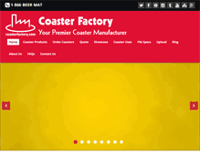 Tablet Screenshot of coasterfactory.com